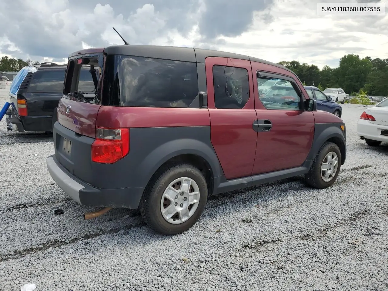 2008 Honda Element Lx VIN: 5J6YH18368L007555 Lot: 60519595