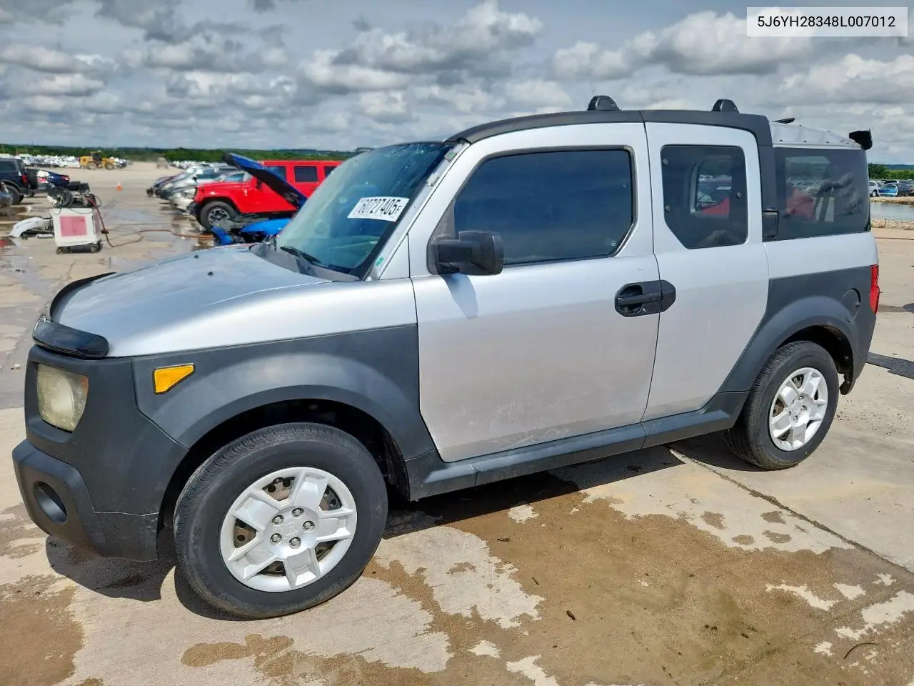 2008 Honda Element Lx VIN: 5J6YH28348L007012 Lot: 60727405