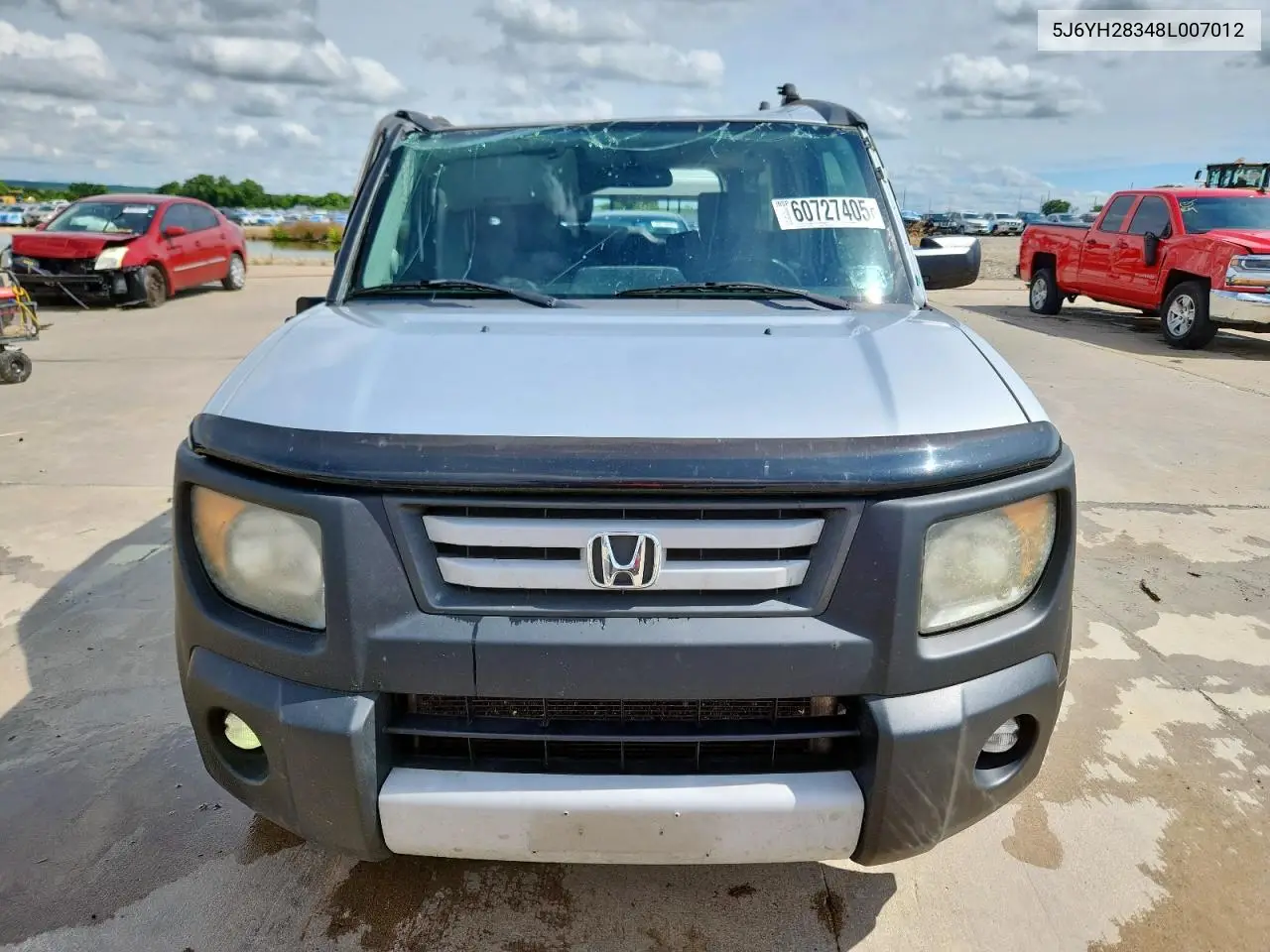 2008 Honda Element Lx VIN: 5J6YH28348L007012 Lot: 60727405