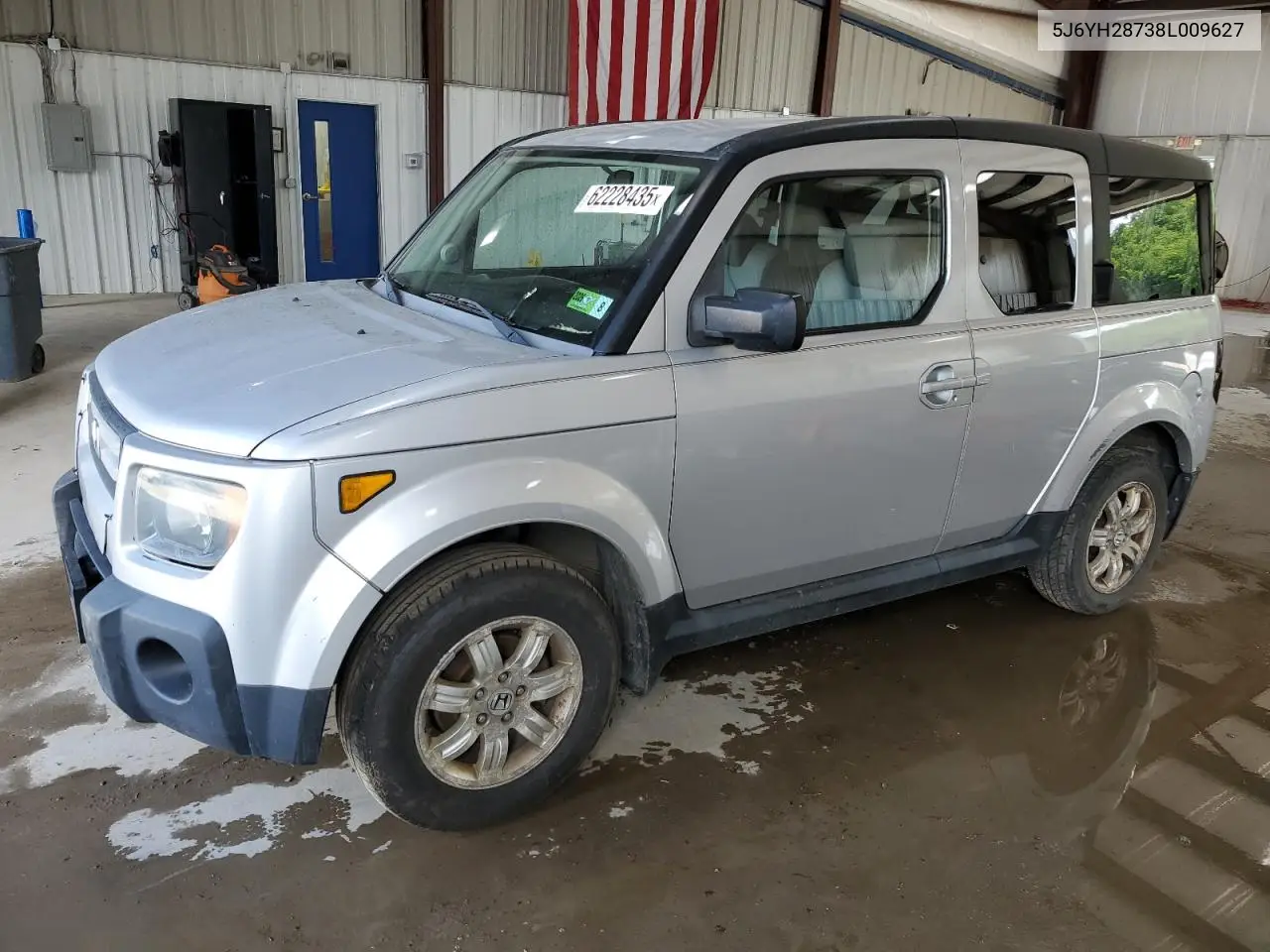 2008 Honda Element Ex VIN: 5J6YH28738L009627 Lot: 62228435