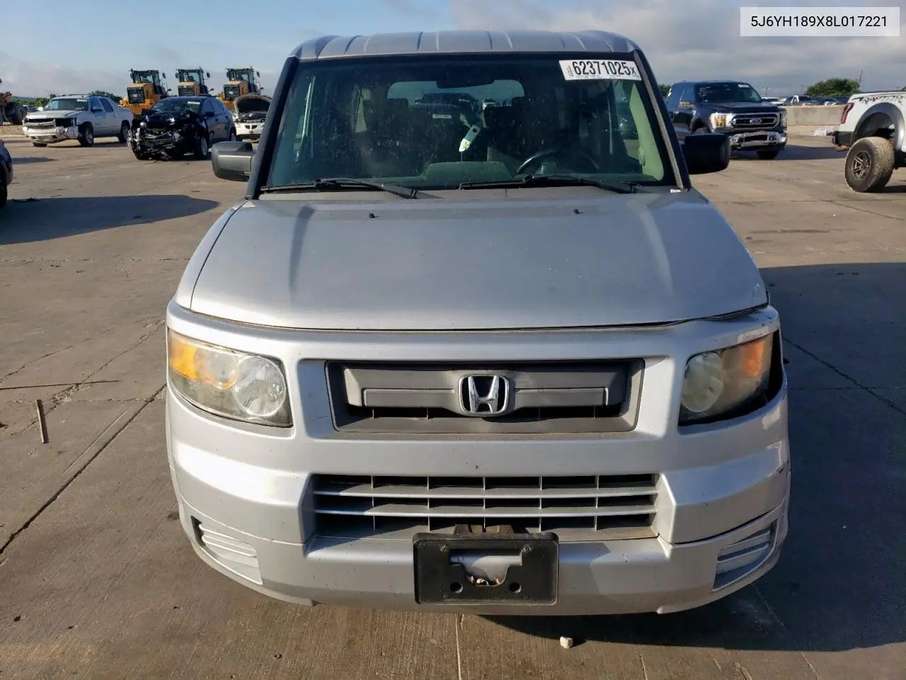 2008 Honda Element Sc VIN: 5J6YH189X8L017221 Lot: 62371025