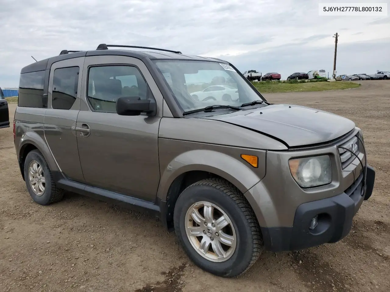 2008 Honda Element Ex VIN: 5J6YH27778L800132 Lot: 62540865