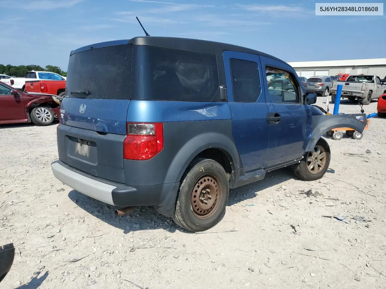 2008 Honda Element Lx VIN: 5J6YH28348L018608 Lot: 62678765