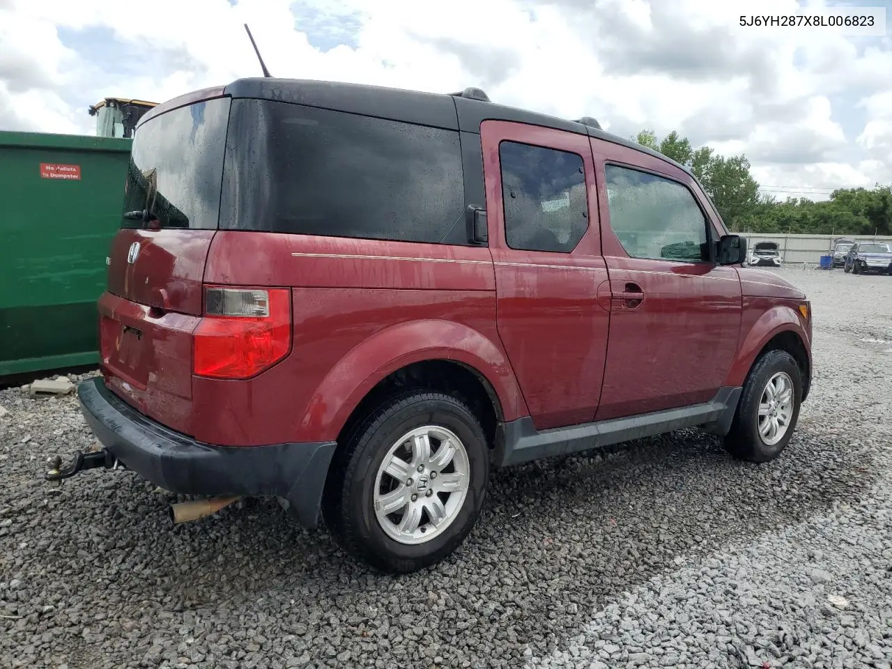 5j6yh287x8l006823 5J6YH287X8L006823 2008 Honda Element Ex