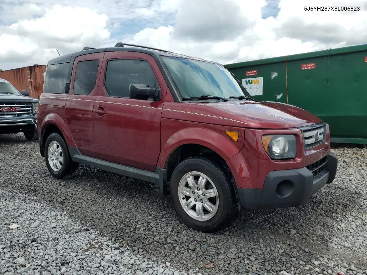 5j6yh287x8l006823 5J6YH287X8L006823 2008 Honda Element Ex