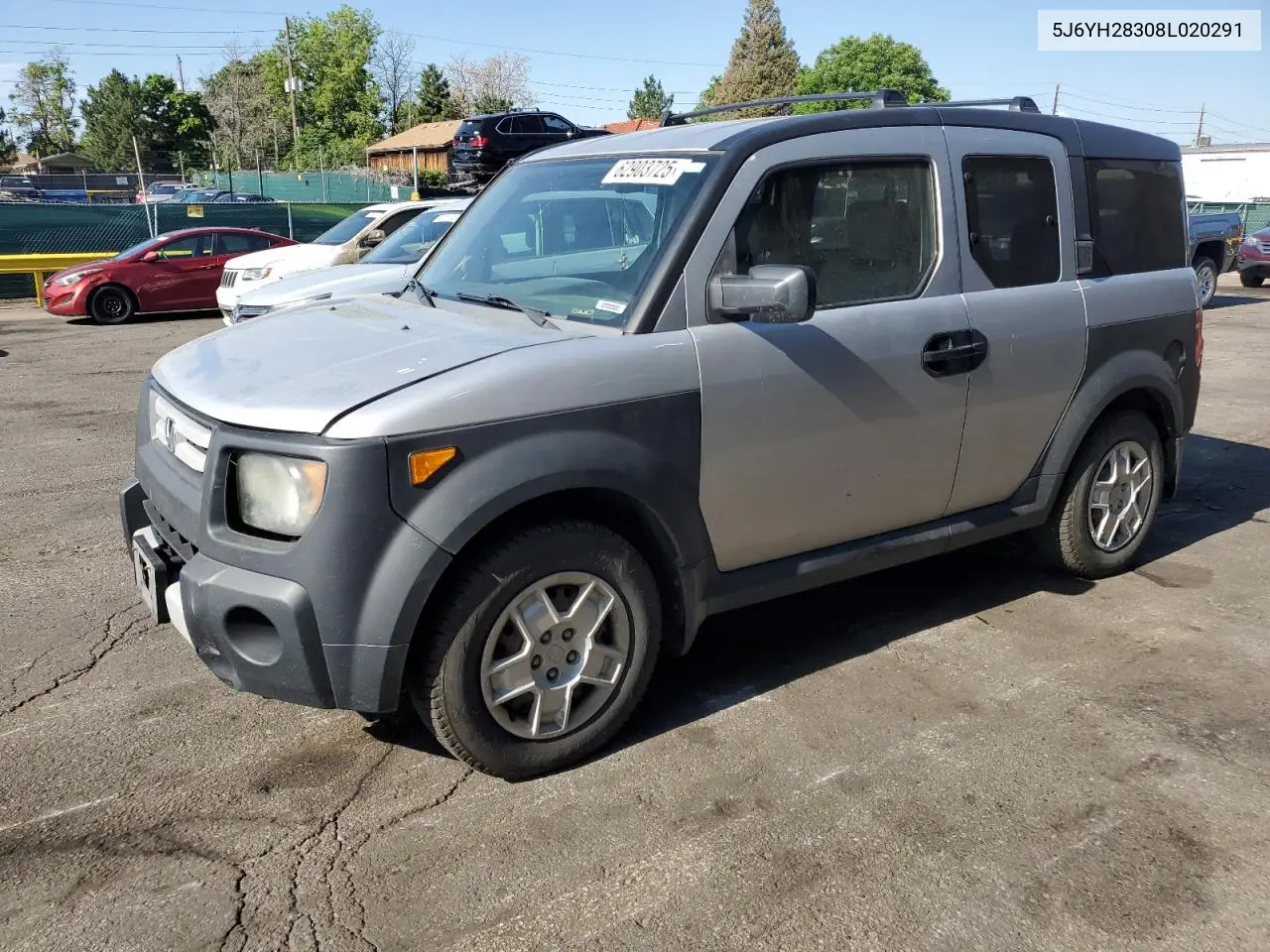 2008 Honda Element Lx VIN: 5J6YH28308L020291 Lot: 62903725