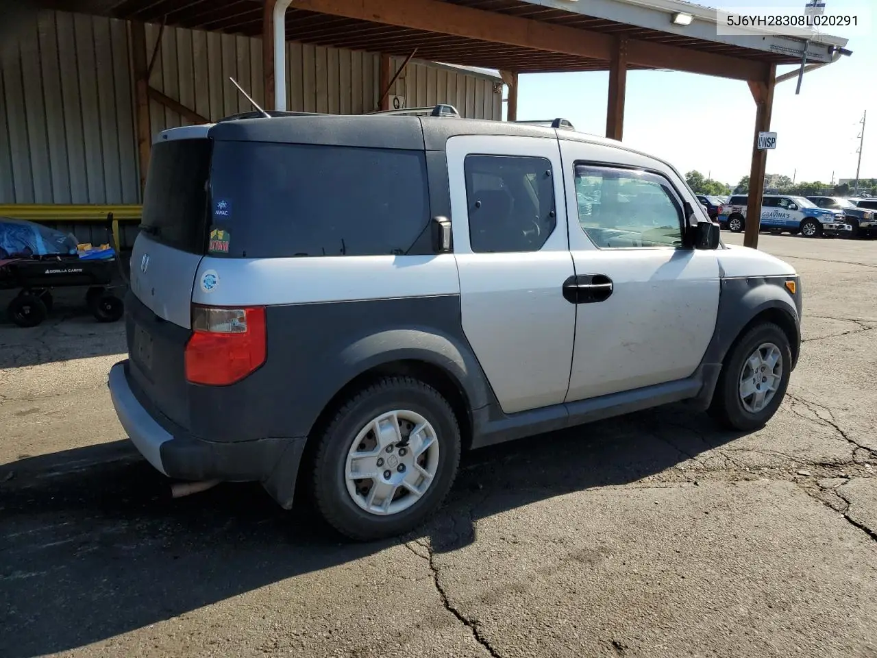 2008 Honda Element Lx VIN: 5J6YH28308L020291 Lot: 62903725