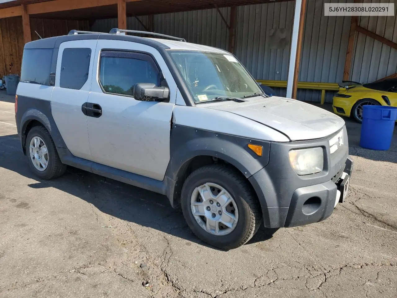 2008 Honda Element Lx VIN: 5J6YH28308L020291 Lot: 62903725