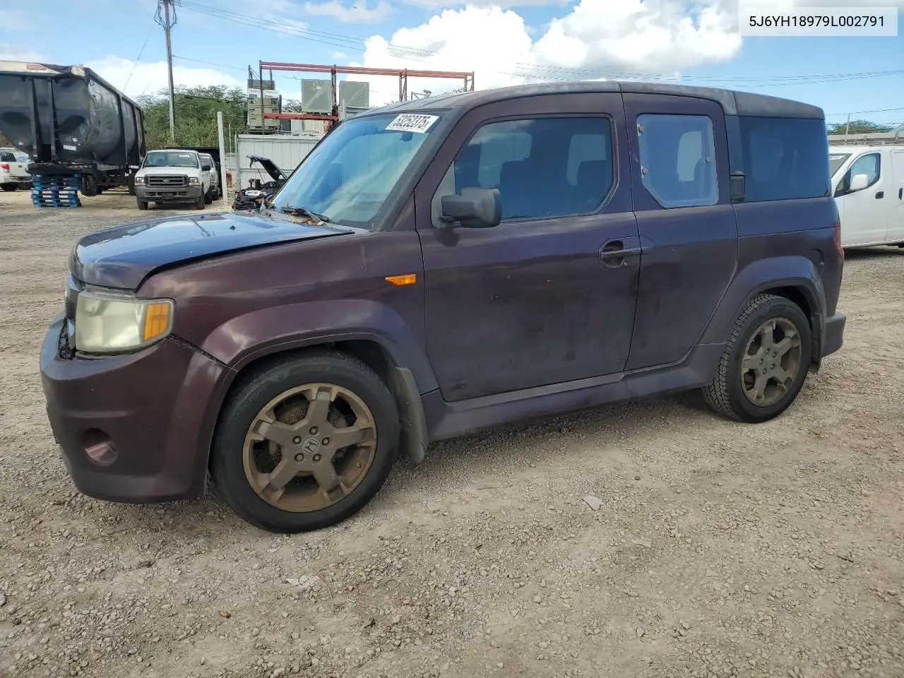 2009 Honda Element Sc VIN: 5J6YH18979L002791 Lot: 53252375