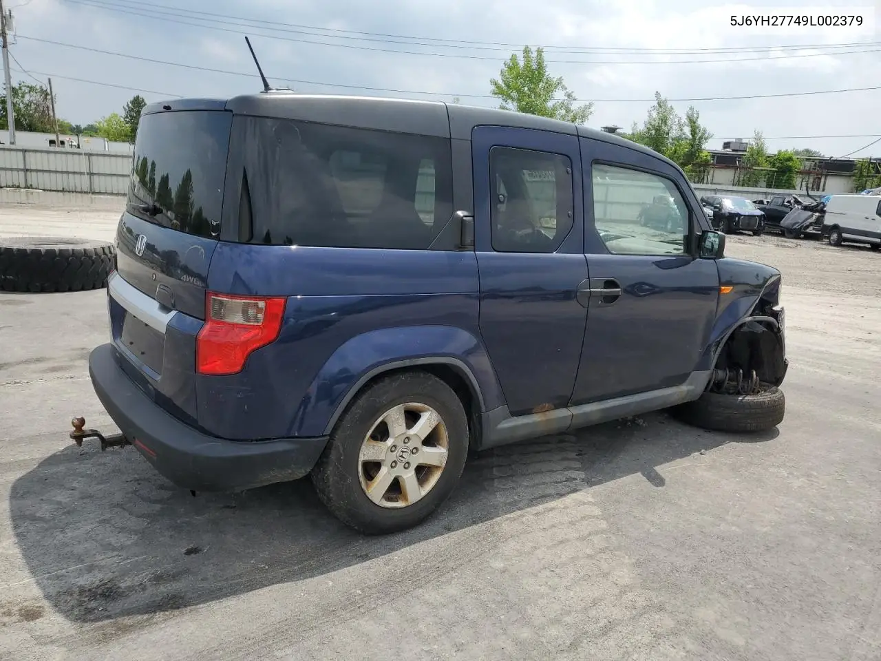 2009 Honda Element Ex VIN: 5J6YH27749L002379 Lot: 60732415