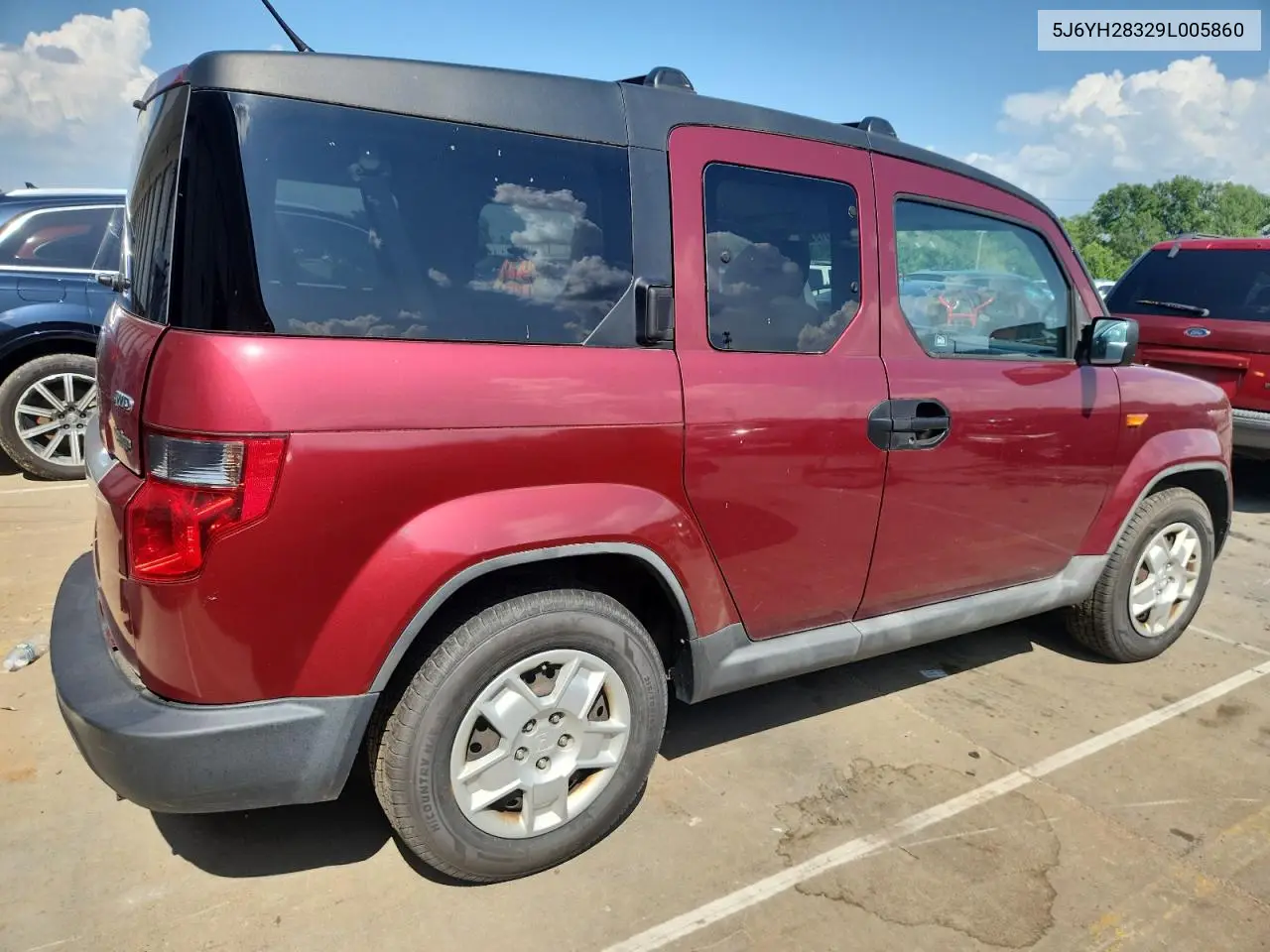 2009 Honda Element Lx VIN: 5J6YH28329L005860 Lot: 61751975