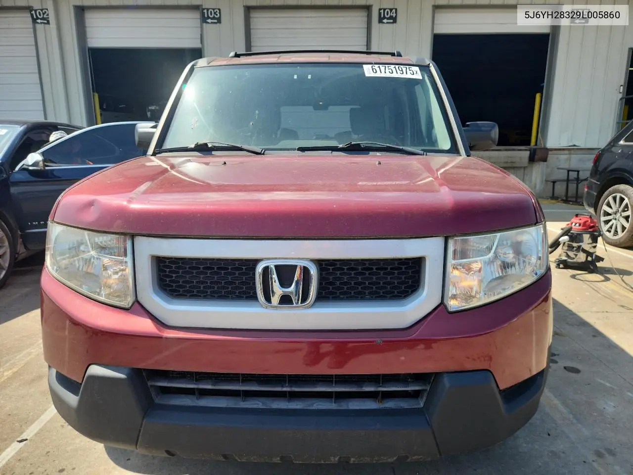 2009 Honda Element Lx VIN: 5J6YH28329L005860 Lot: 61751975
