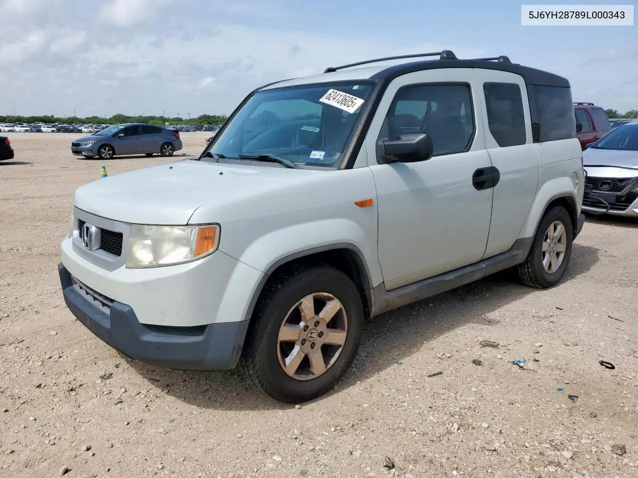 2009 Honda Element Ex VIN: 5J6YH28789L000343 Lot: 62413605