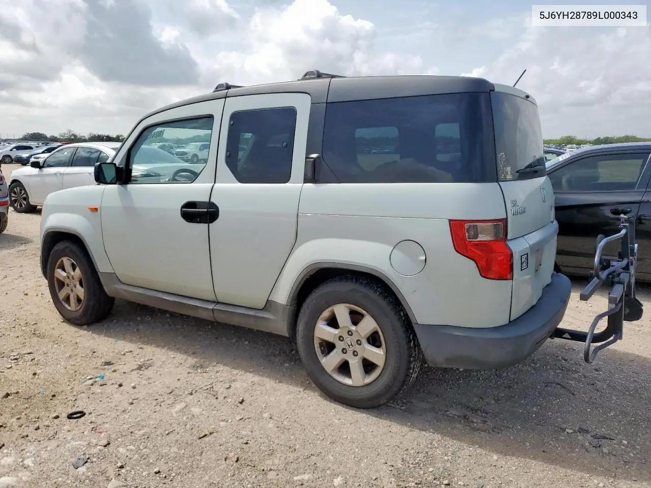 2009 Honda Element Ex VIN: 5J6YH28789L000343 Lot: 62413605