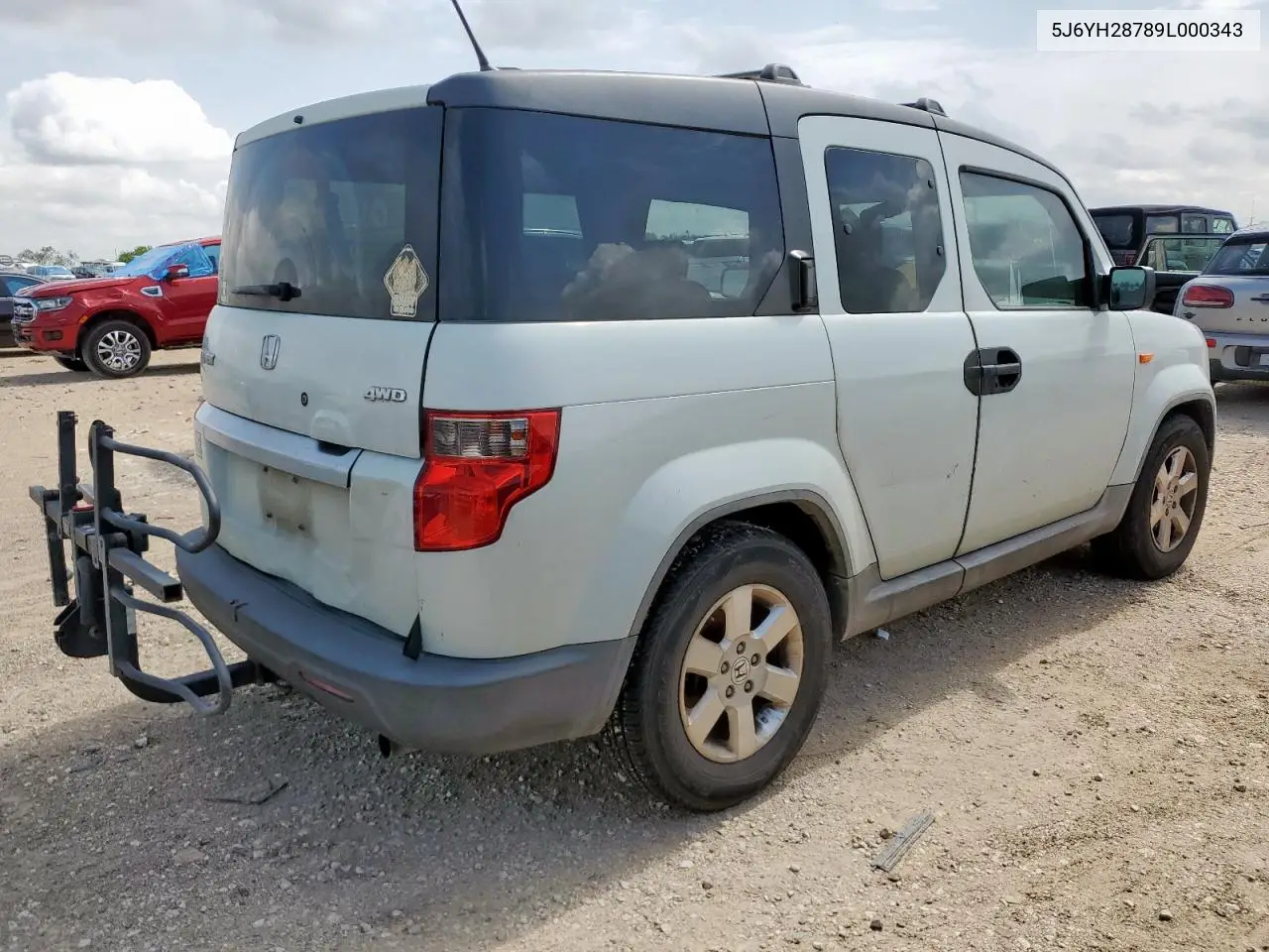 2009 Honda Element Ex VIN: 5J6YH28789L000343 Lot: 62413605