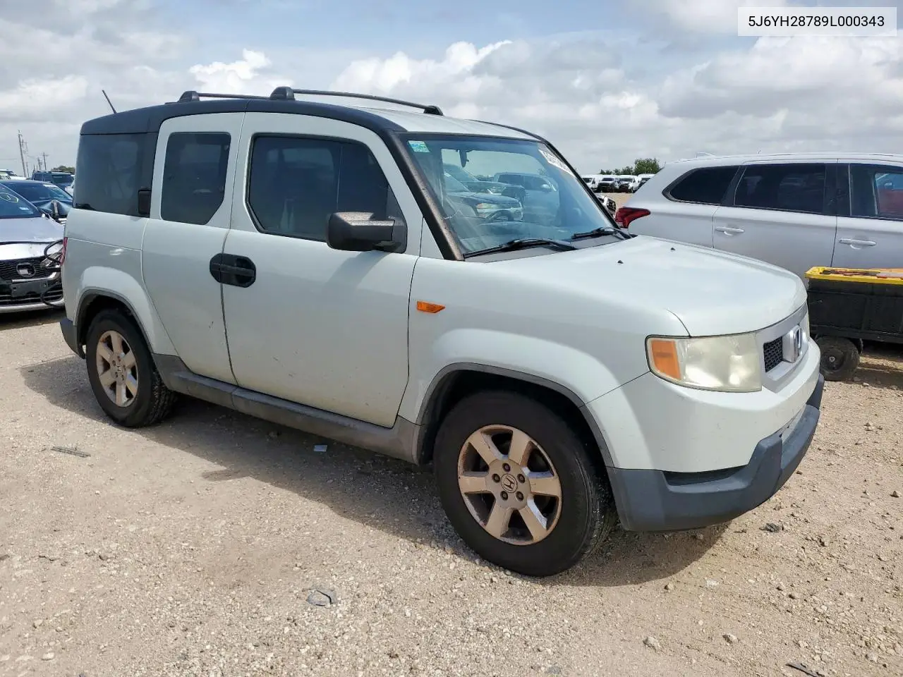 2009 Honda Element Ex VIN: 5J6YH28789L000343 Lot: 62413605