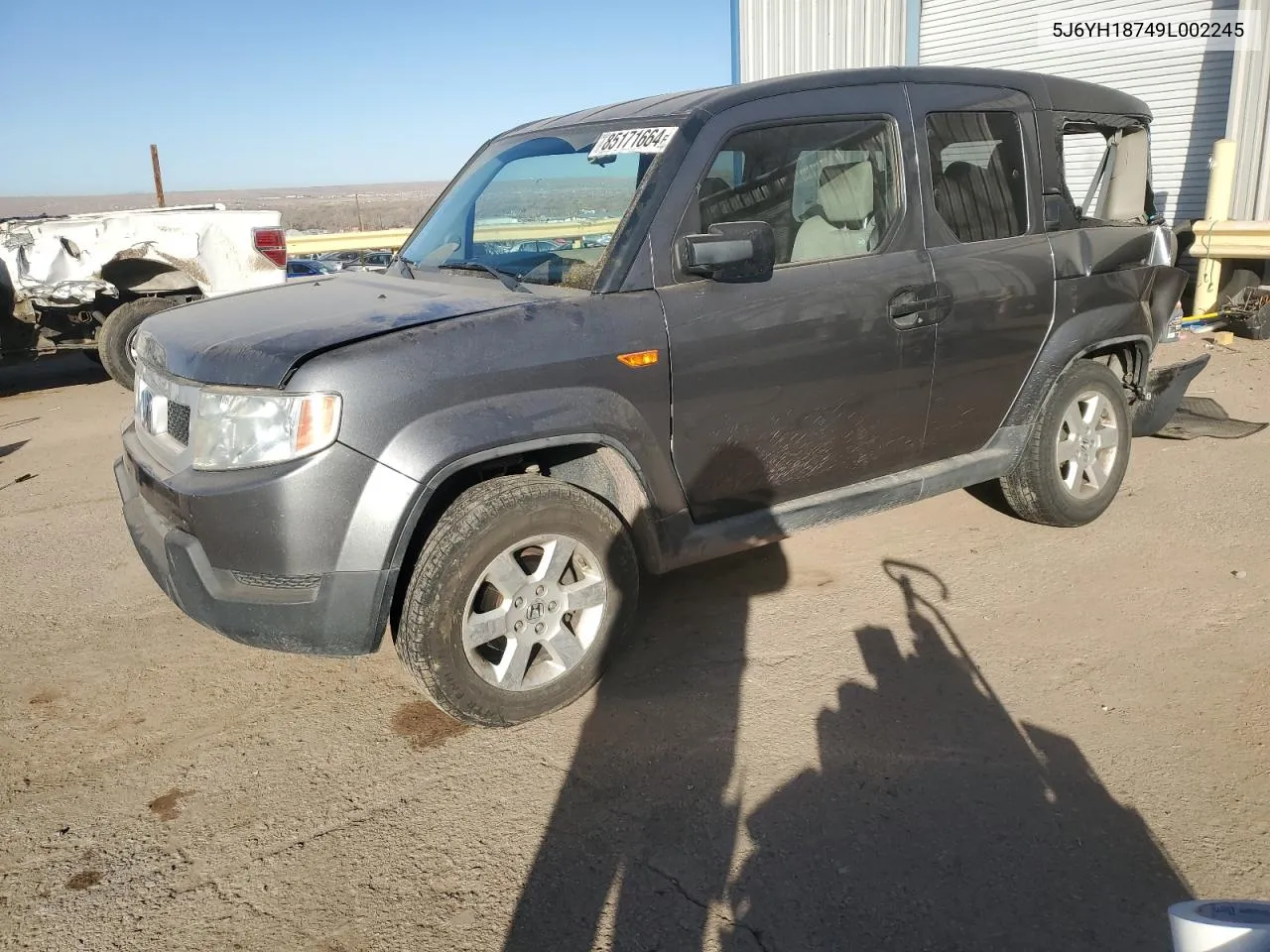 2009 Honda Element Ex VIN: 5J6YH18749L002245 Lot: 85171664