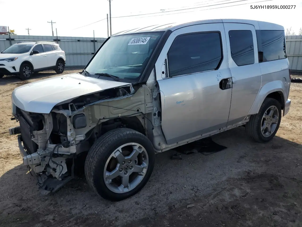 2009 Honda Element Sc VIN: 5J6YH18959L000277 Lot: 89386145