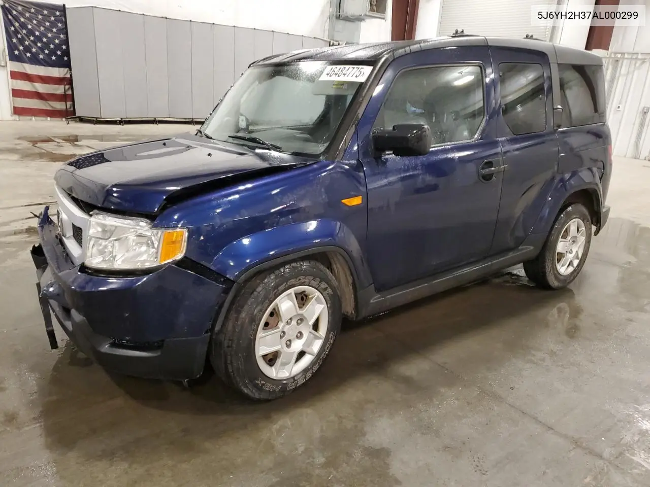2010 Honda Element Lx VIN: 5J6YH2H37AL000299 Lot: 46484775