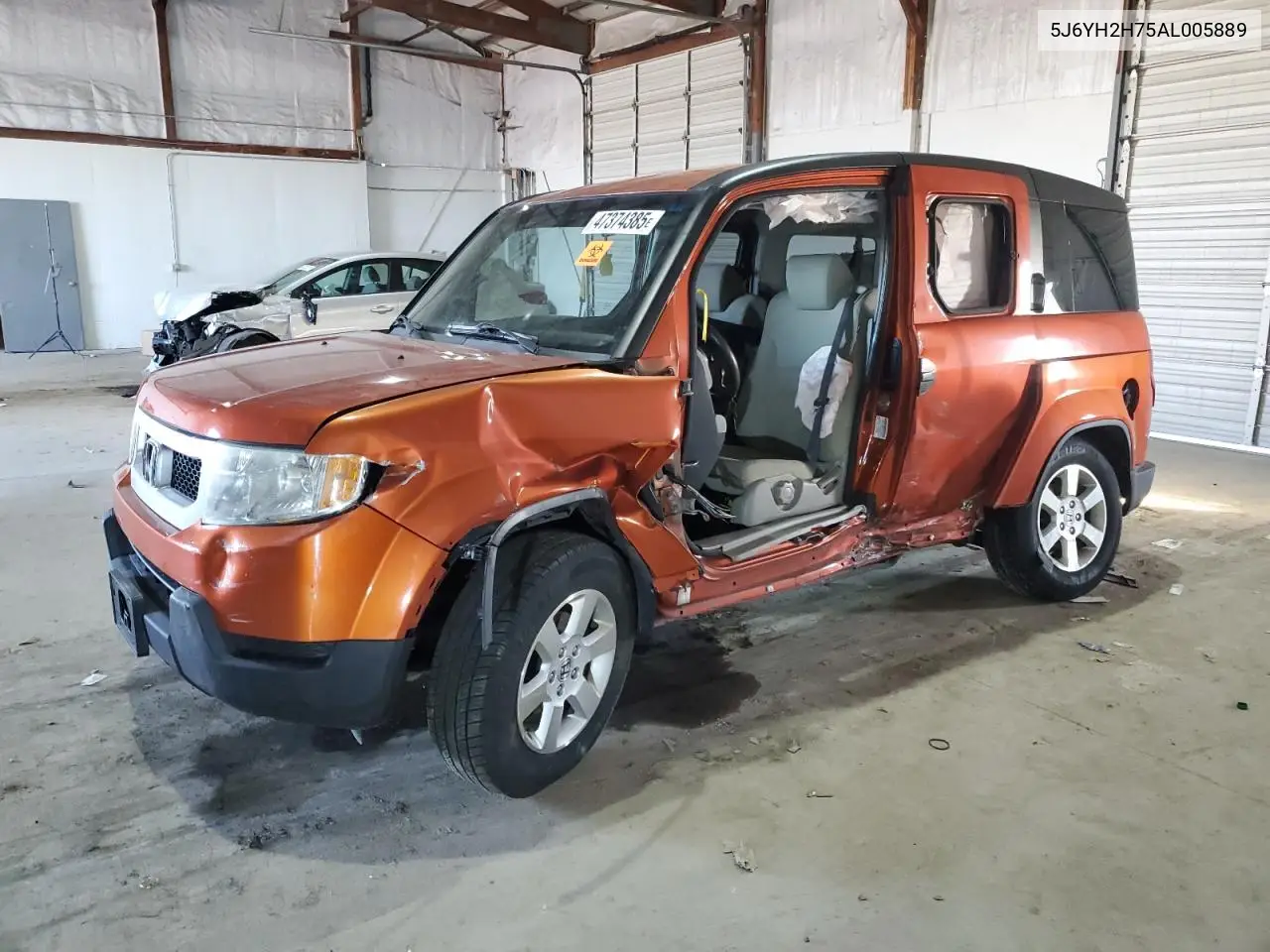 2010 Honda Element Ex VIN: 5J6YH2H75AL005889 Lot: 47374385