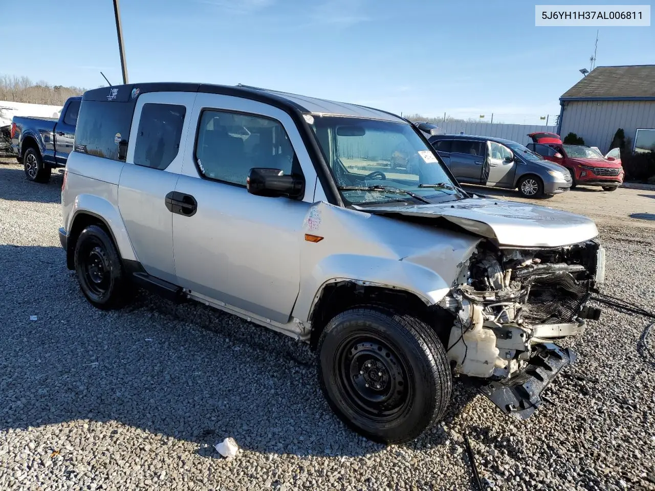 2010 Honda Element Lx VIN: 5J6YH1H37AL006811 Lot: 49974205