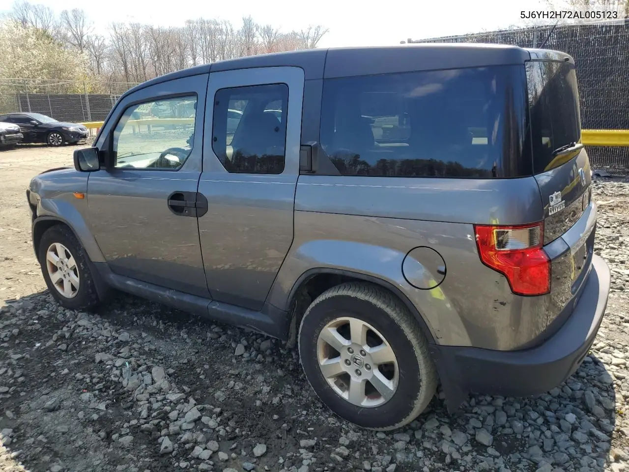 2010 Honda Element Ex VIN: 5J6YH2H72AL005123 Lot: 50206125
