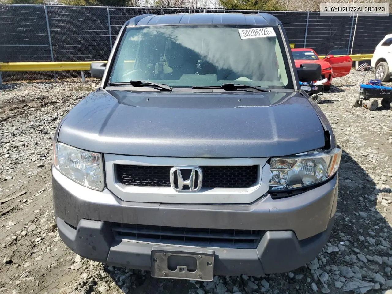 2010 Honda Element Ex VIN: 5J6YH2H72AL005123 Lot: 50206125