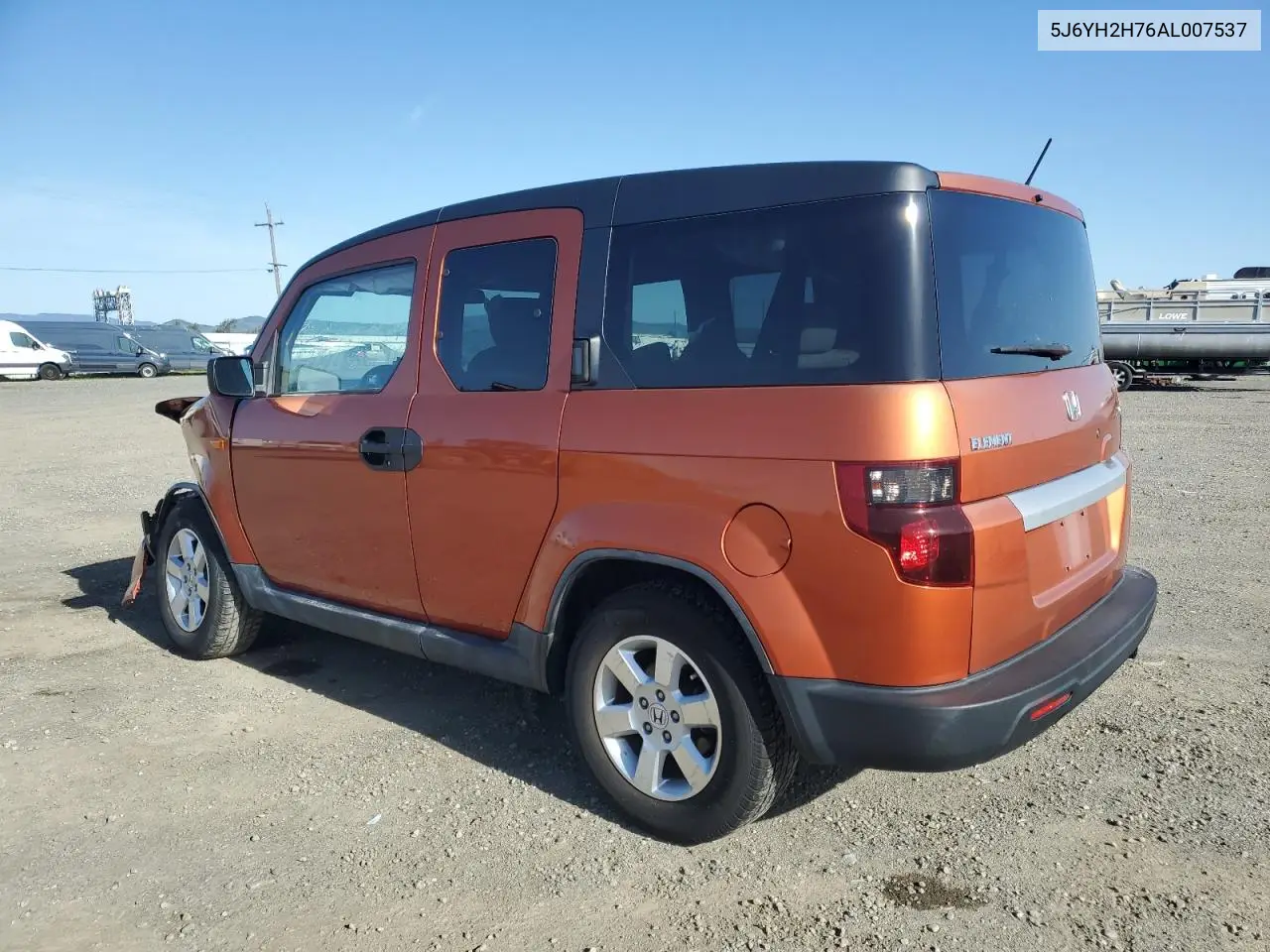 2010 Honda Element Ex VIN: 5J6YH2H76AL007537 Lot: 51869015