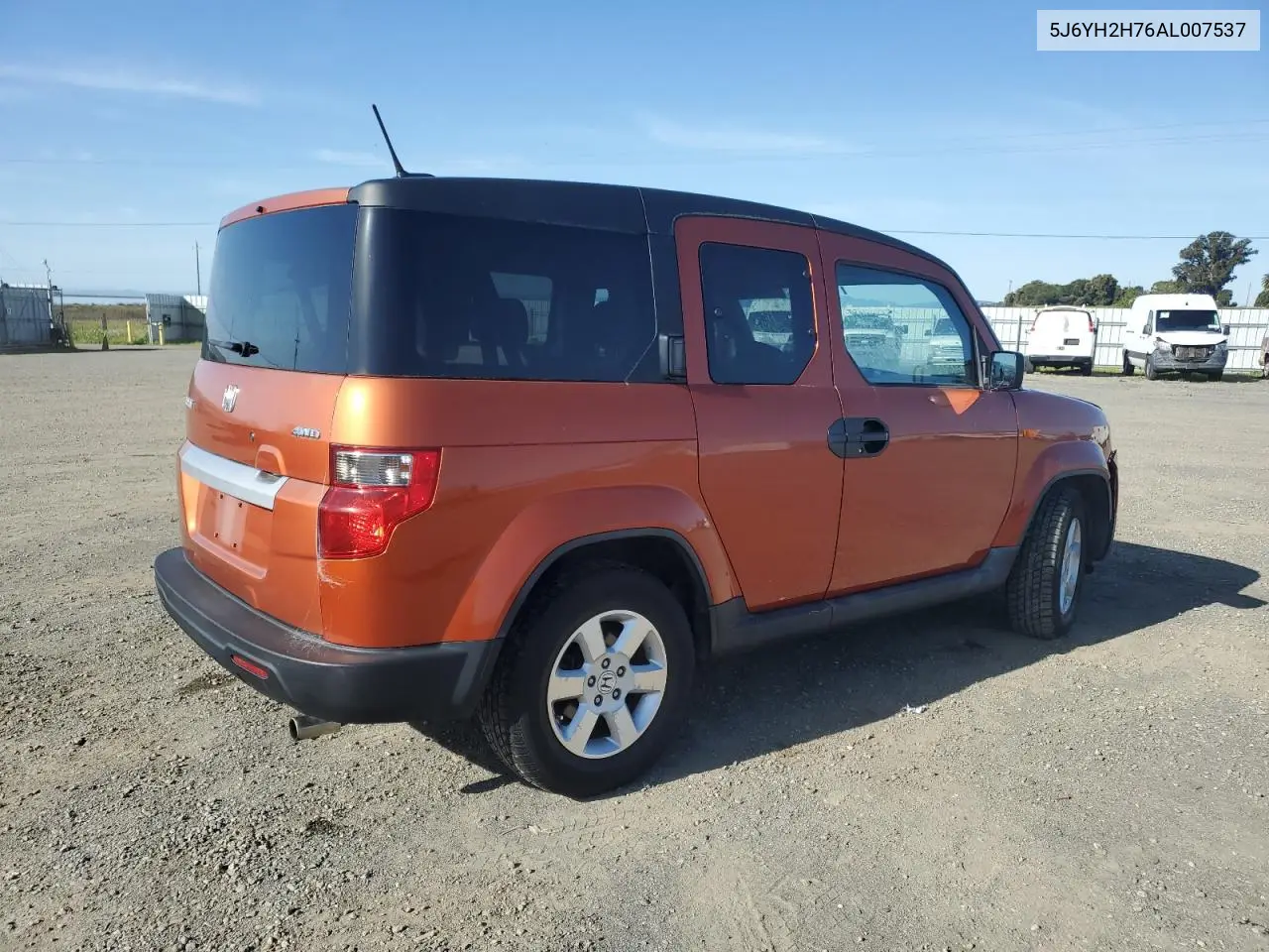2010 Honda Element Ex VIN: 5J6YH2H76AL007537 Lot: 51869015
