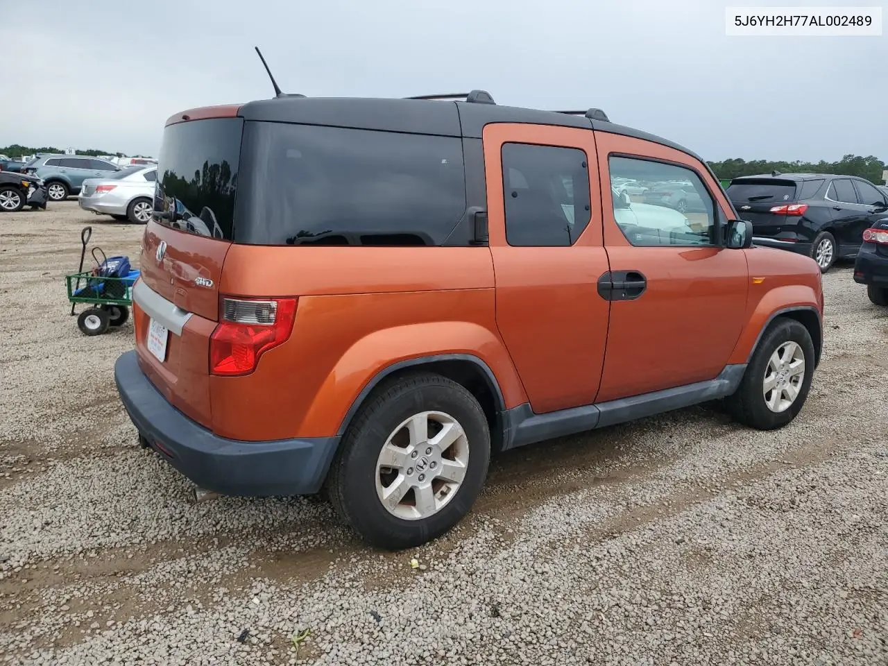 2010 Honda Element Ex VIN: 5J6YH2H77AL002489 Lot: 56160815