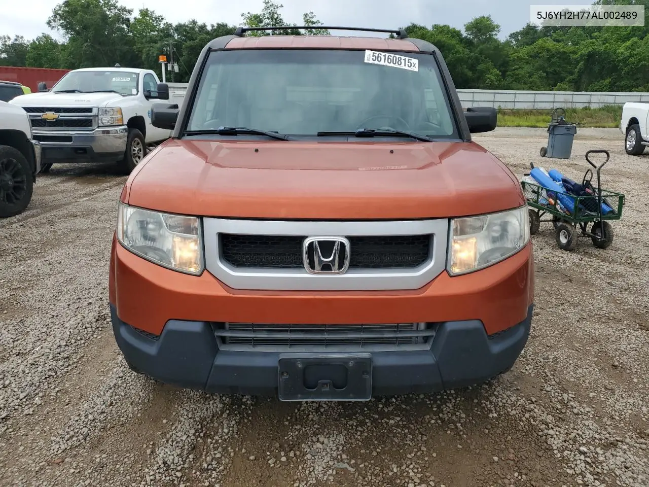 2010 Honda Element Ex VIN: 5J6YH2H77AL002489 Lot: 56160815