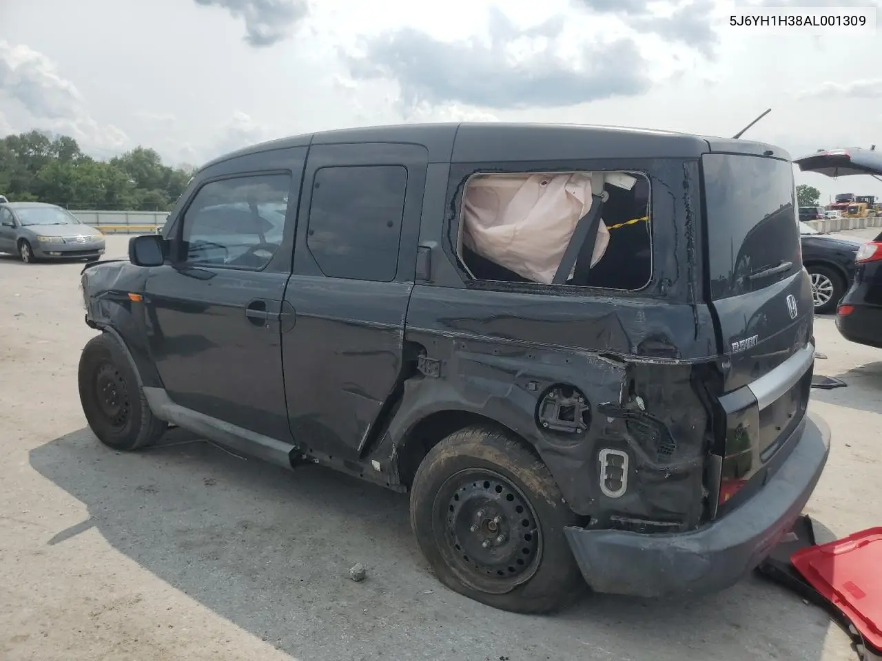 2010 Honda Element Lx VIN: 5J6YH1H38AL001309 Lot: 59425075