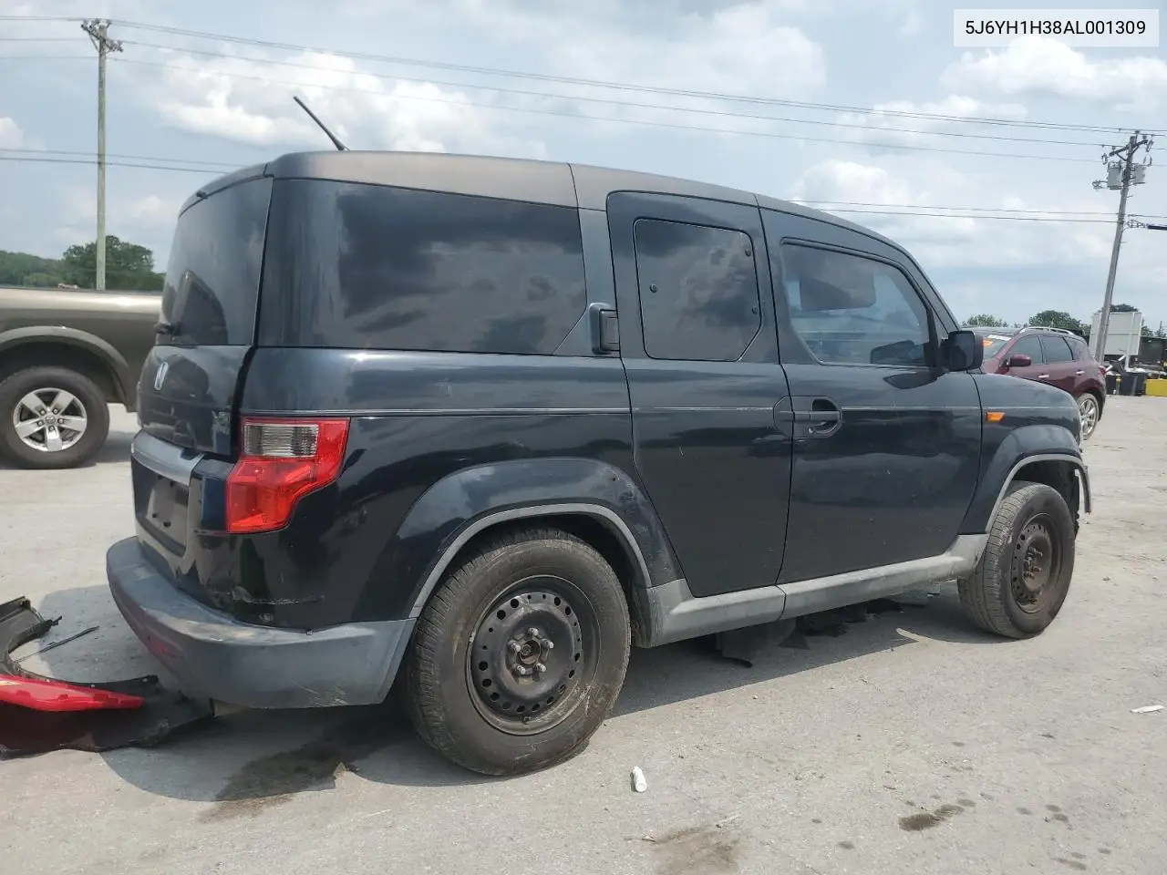 2010 Honda Element Lx VIN: 5J6YH1H38AL001309 Lot: 59425075
