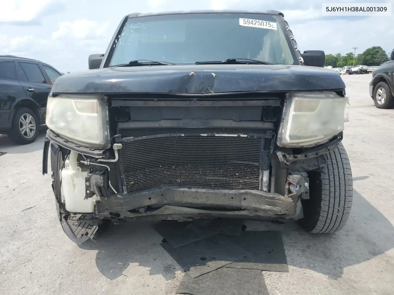 2010 Honda Element Lx VIN: 5J6YH1H38AL001309 Lot: 59425075