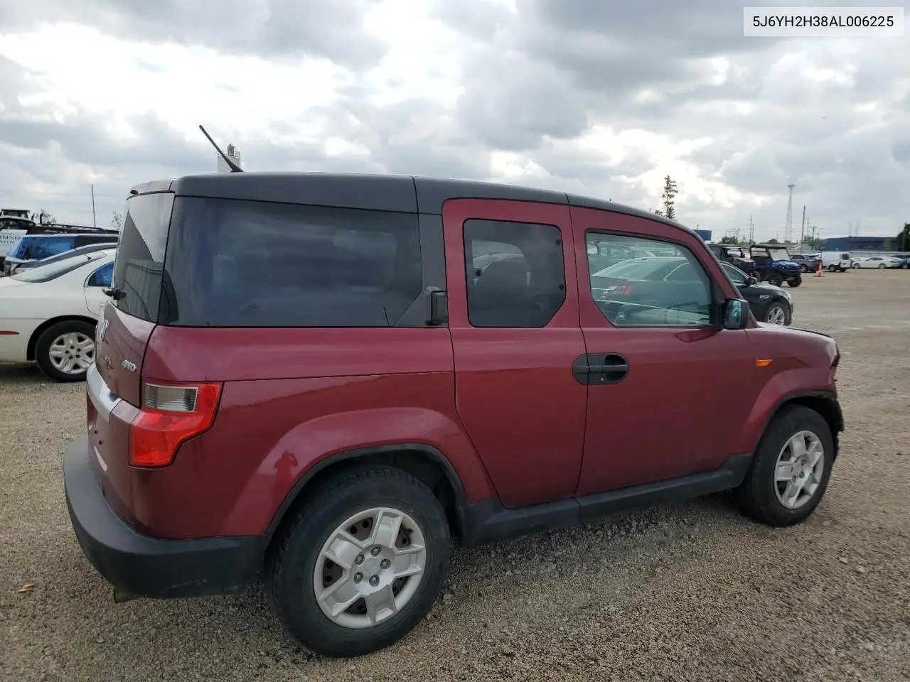 2010 Honda Element Lx VIN: 5J6YH2H38AL006225 Lot: 60788315