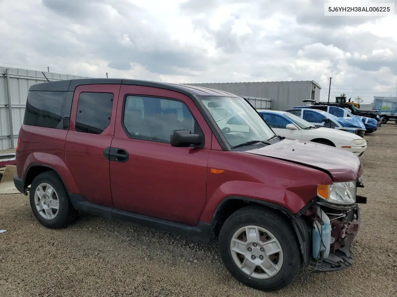 2010 Honda Element Lx VIN: 5J6YH2H38AL006225 Lot: 60788315