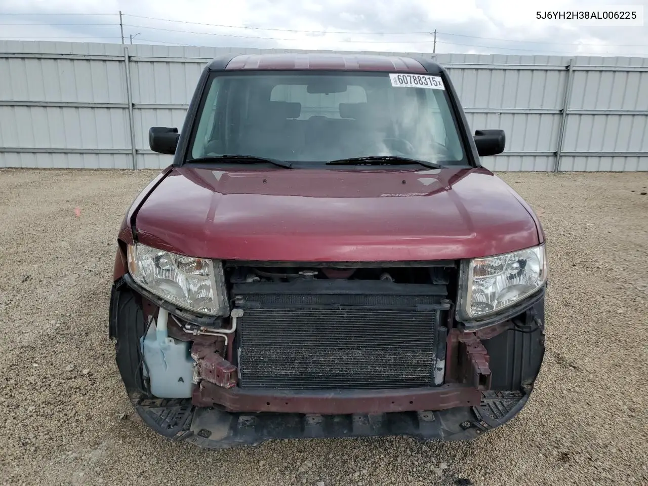 2010 Honda Element Lx VIN: 5J6YH2H38AL006225 Lot: 60788315