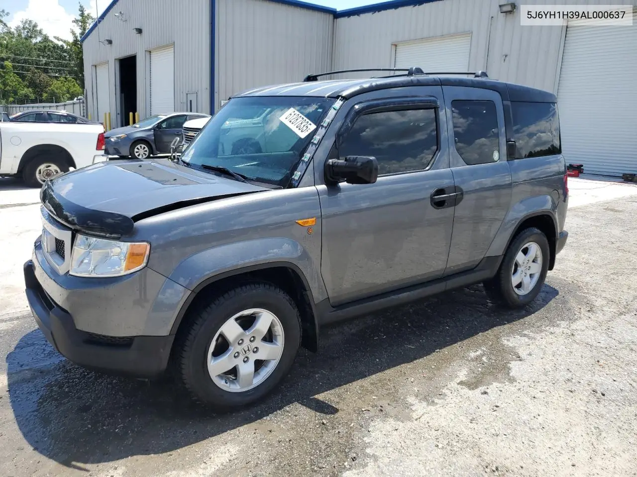 2010 Honda Element Lx VIN: 5J6YH1H39AL000637 Lot: 61287835