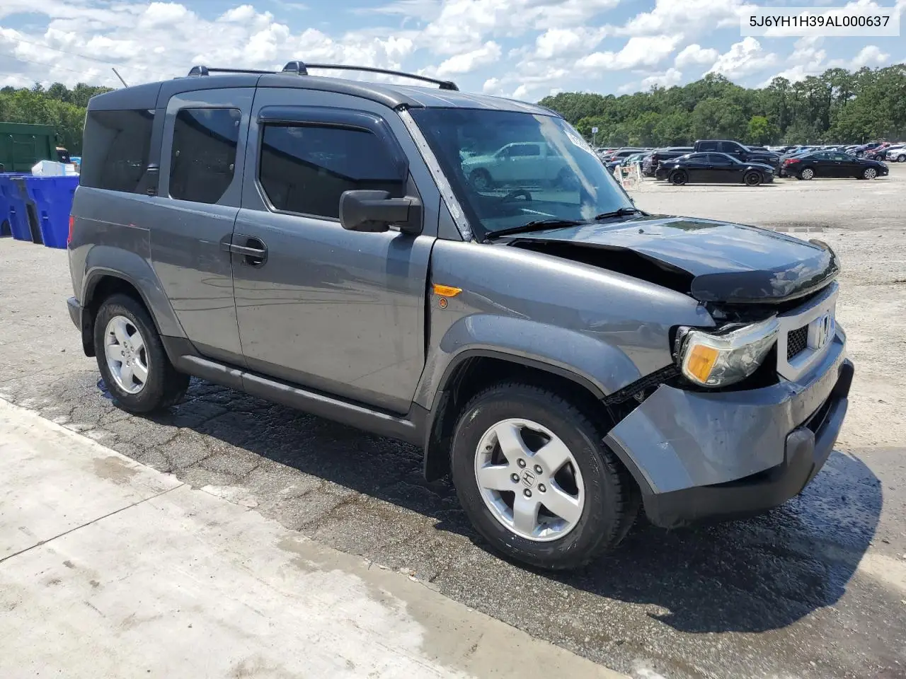 2010 Honda Element Lx VIN: 5J6YH1H39AL000637 Lot: 61287835