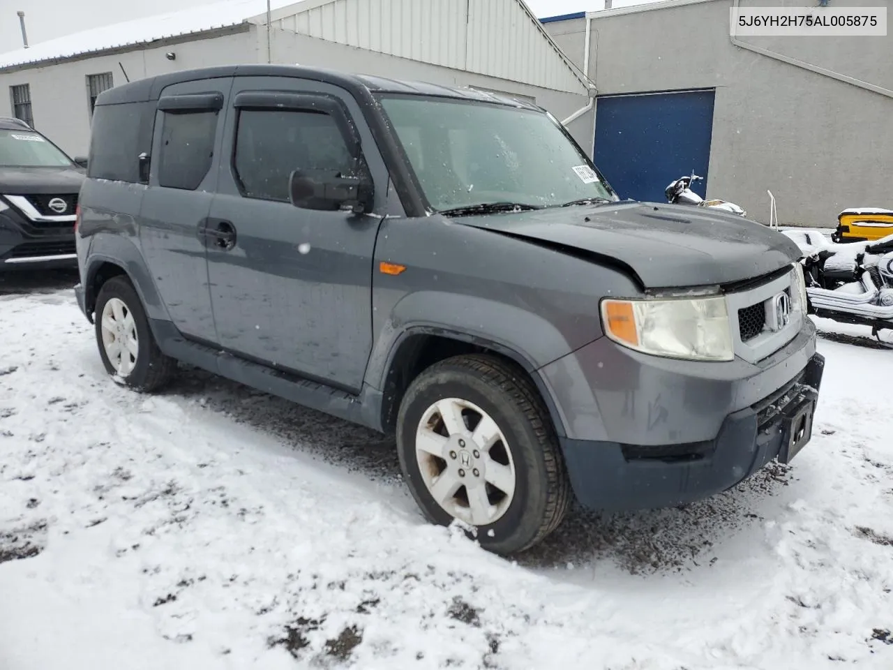 2010 Honda Element Ex VIN: 5J6YH2H75AL005875 Lot: 86612984