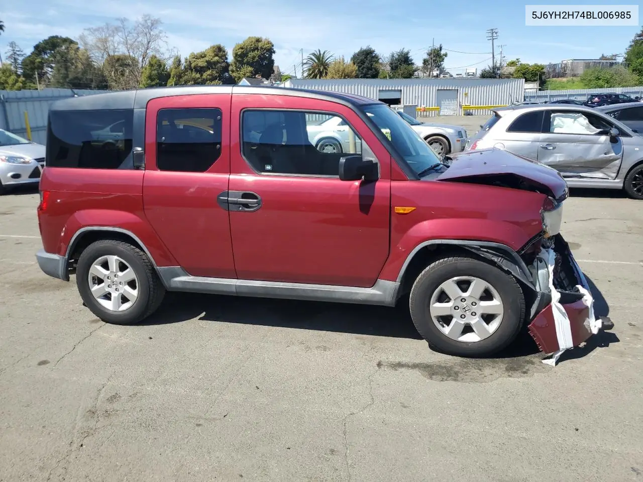 2011 Honda Element Ex VIN: 5J6YH2H74BL006985 Lot: 50532915