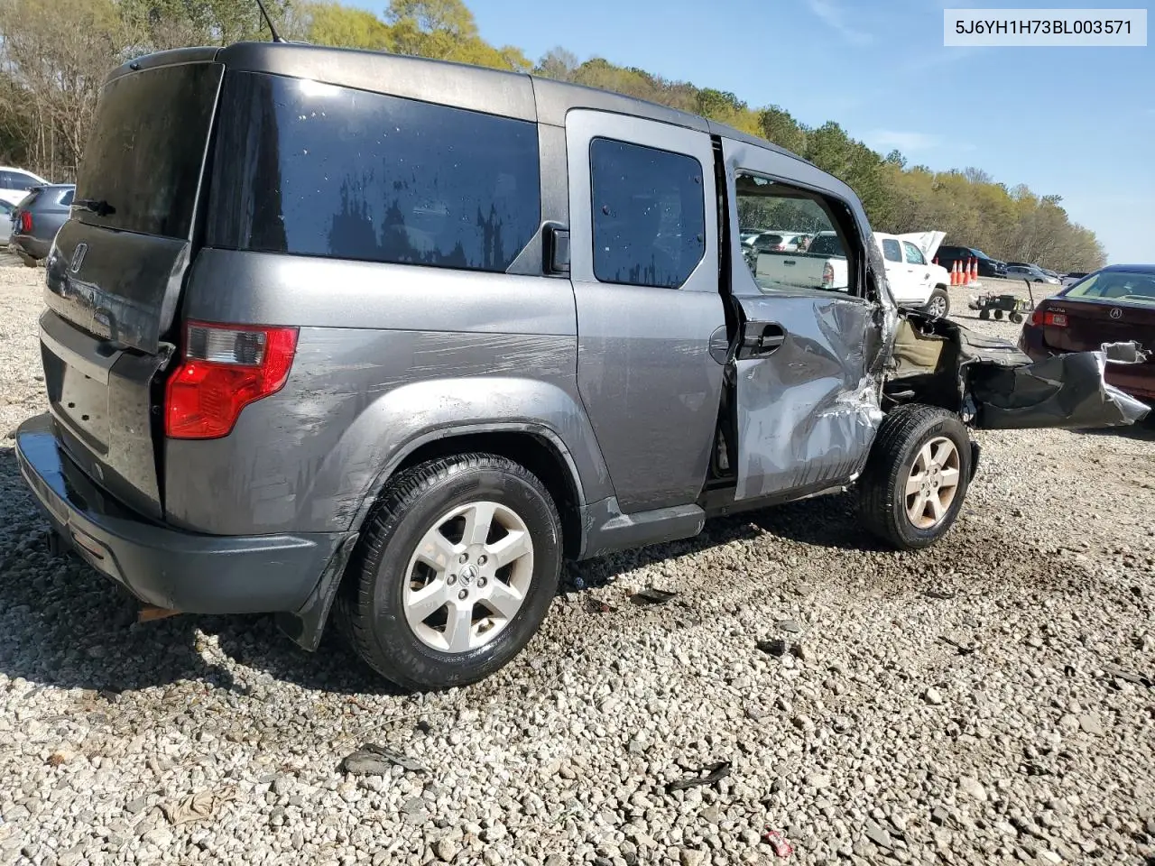 2011 Honda Element Ex VIN: 5J6YH1H73BL003571 Lot: 50944325