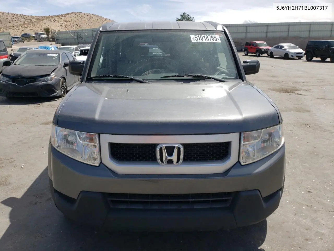 2011 Honda Element Ex VIN: 5J6YH2H71BL007317 Lot: 51018765