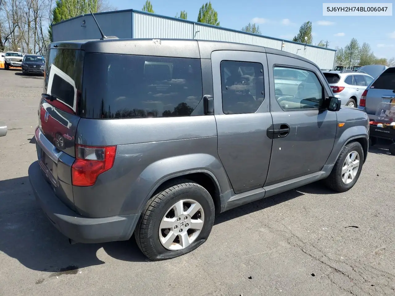 2011 Honda Element Ex VIN: 5J6YH2H74BL006047 Lot: 52771425