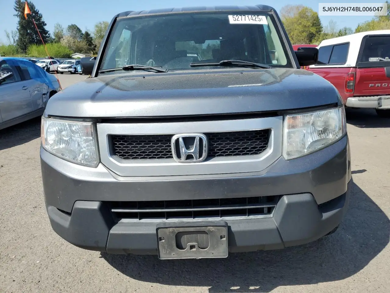 2011 Honda Element Ex VIN: 5J6YH2H74BL006047 Lot: 52771425