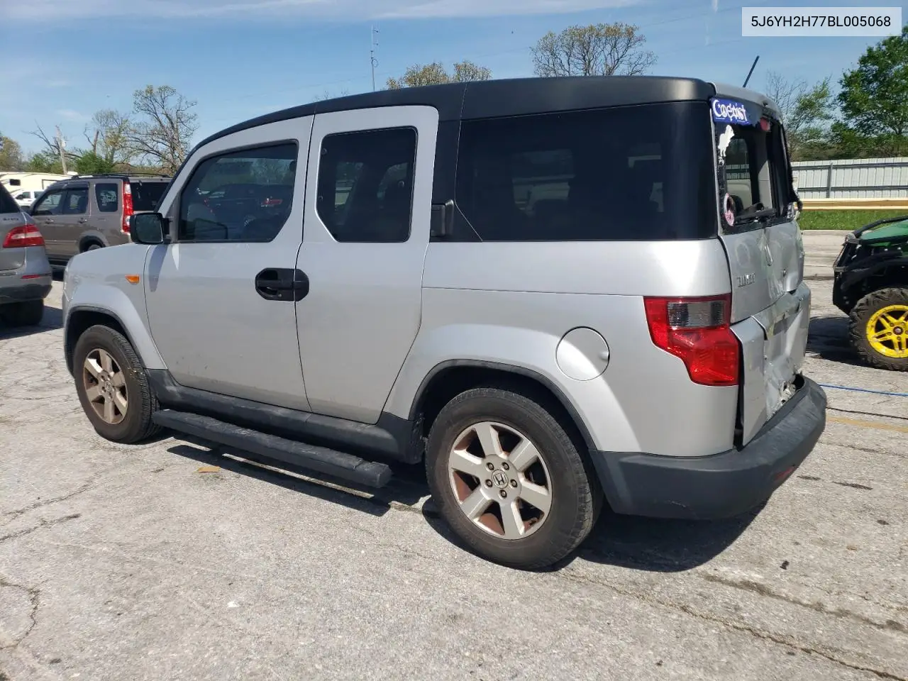 2011 Honda Element Ex VIN: 5J6YH2H77BL005068 Lot: 53867045