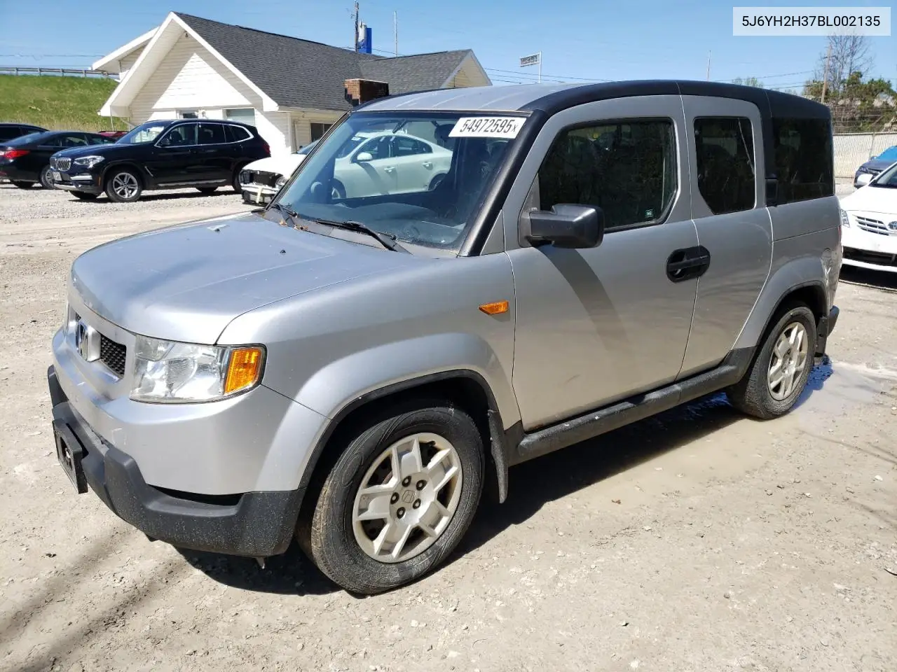 2011 Honda Element Lx VIN: 5J6YH2H37BL002135 Lot: 54972595