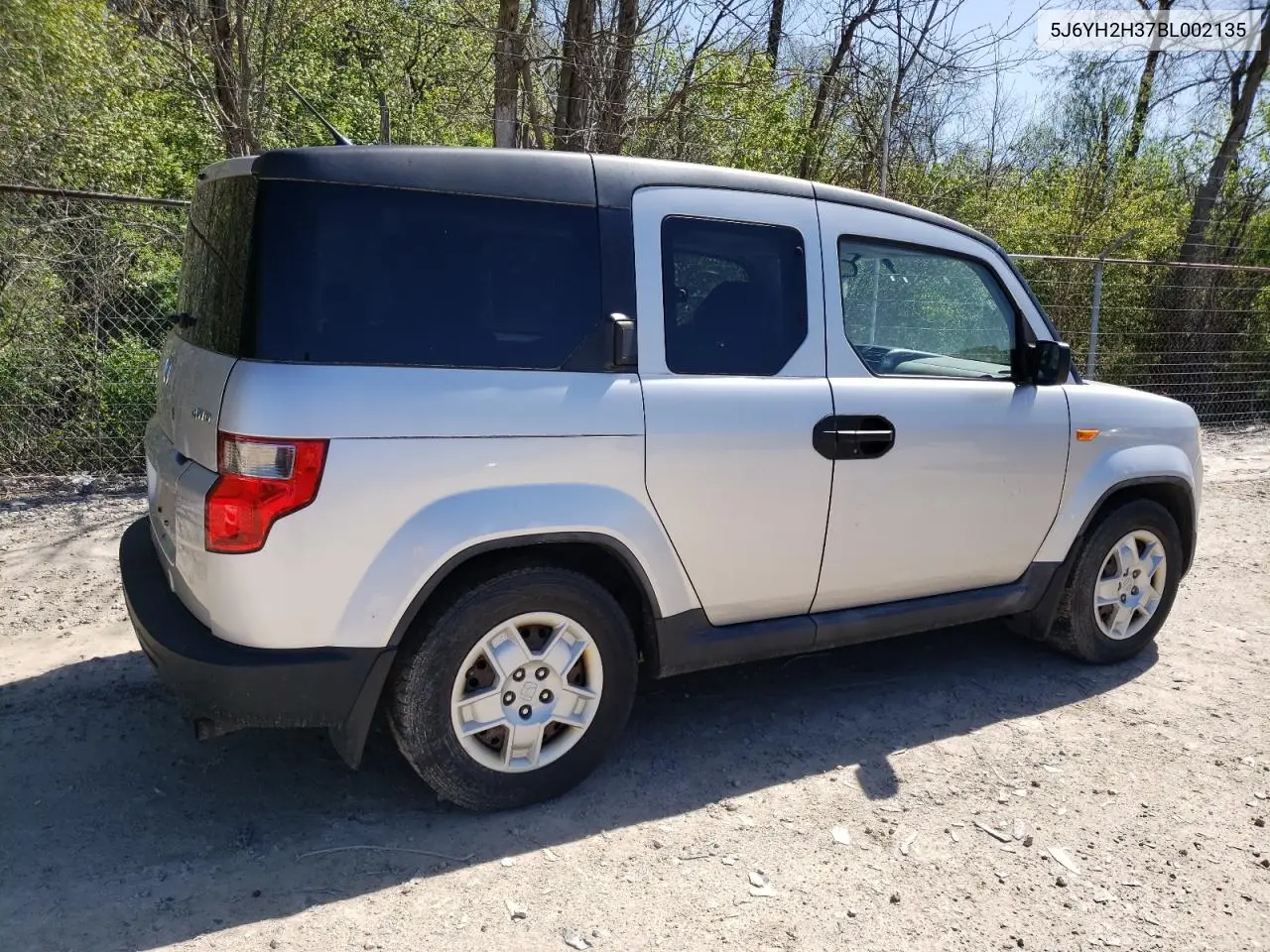 2011 Honda Element Lx VIN: 5J6YH2H37BL002135 Lot: 54972595