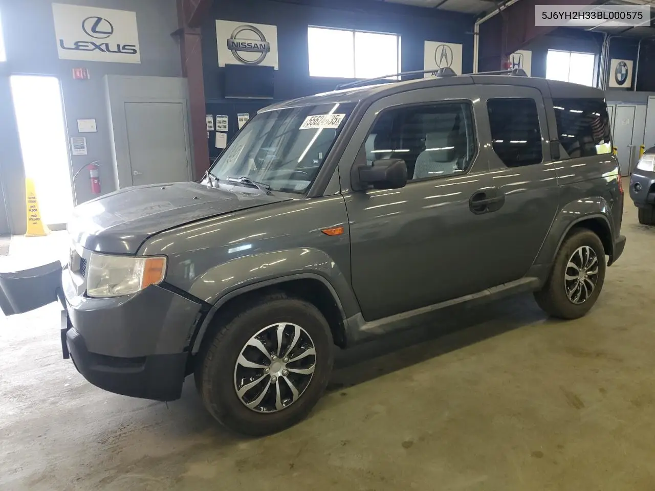 2011 Honda Element Lx VIN: 5J6YH2H33BL000575 Lot: 55624035