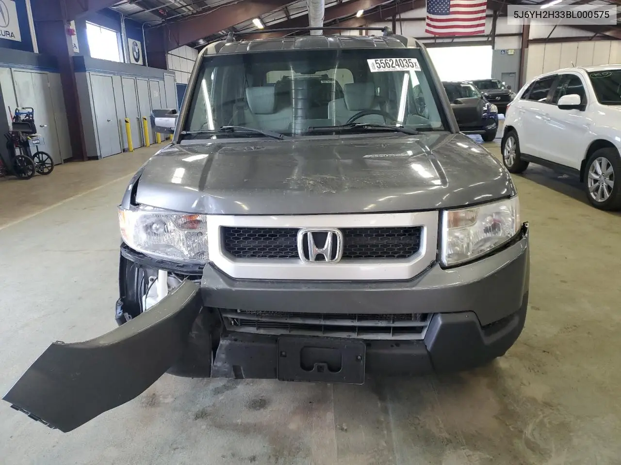 2011 Honda Element Lx VIN: 5J6YH2H33BL000575 Lot: 55624035
